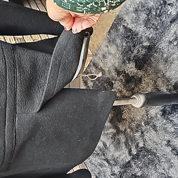 J.CREW Ladies Wool Coat Sz M Excellent condition Black - Picture 8 of 16